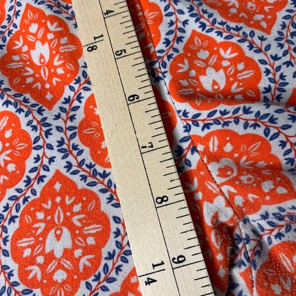 Matilda Jane Womens‎ Pants Size Medium Blue/Orange Floral Straight Leg Cropped - Picture 8 of 12